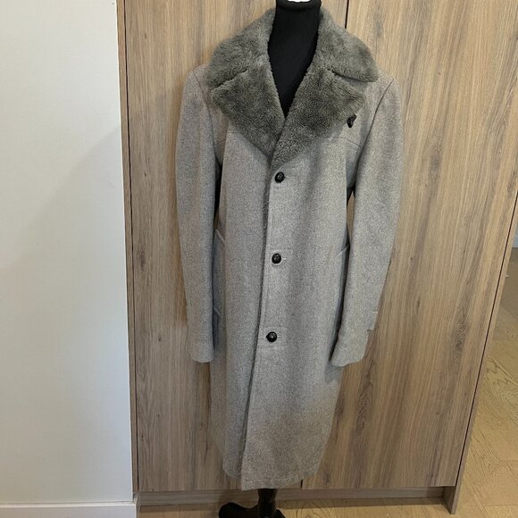 Vintage SEARS Men's Wool Pea Coat - Picture 2 of 11